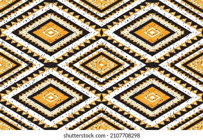 Geometric ethnic oriental pattern traditional design for carpet,wallpaper,clothing,wrapping,batic,fabric,vector illustration.