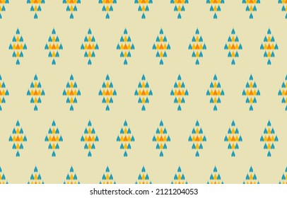 Geometrisches ethnisches orientalisches Muster traditionelles Design für Kleidung, Stoff, Hintergrund, Tapete, Verpackung, Batik. Kleidung. Stickereistil. Vektorgrafik.