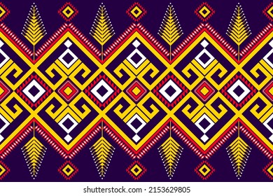 Patrón geométrico étnico oriental diseño tradicional para ropa, tela, fondo, papel pintado, envoltura, batik. Ilustración vectorial.