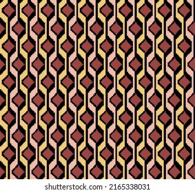 Patrón geométrico étnico oriental. Diseño tradicional para alfombras, papel pintado, ropa, tela. Ilustración vectorial.