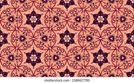 Geometric ethnic oriental pattern traditional Design for background,carpet,wallpaper,clothing,wrapping,Batik,fabric,Vector illustration.embroidery style.