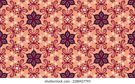 Geometric ethnic oriental pattern traditional Design for background,carpet,wallpaper,clothing,wrapping,Batik,fabric,Vector illustration.embroidery style.