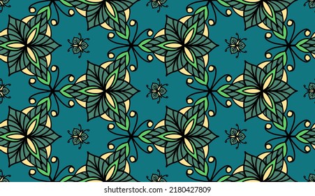 Geometric ethnic oriental pattern traditional Design for background,carpet,wallpaper,clothing,wrapping,Batik,fabric,Vector illustration.embroidery style.