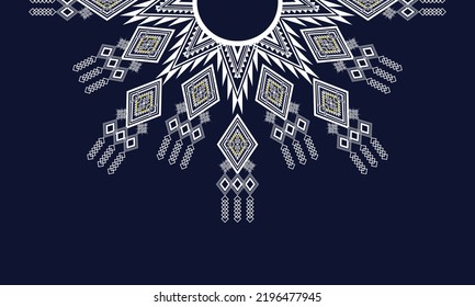 Geometric Ethnic oriental pattern traditional design.