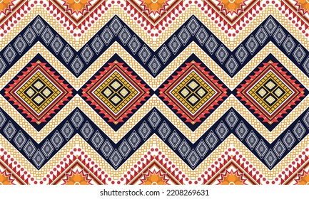 Geometric ethnic oriental pattern traditional Design.