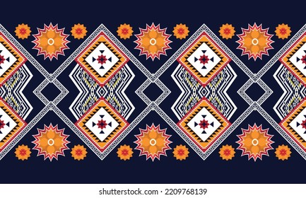 Geometric ethnic oriental pattern traditional Design.