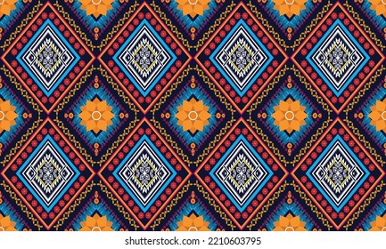 Geometric ethnic oriental pattern traditional Design.