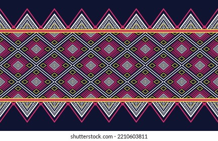 Geometric ethnic oriental pattern traditional Design.