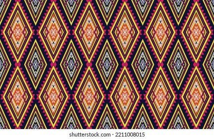 Geometric ethnic oriental pattern traditional Design.