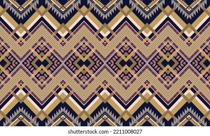 Geometric ethnic oriental pattern traditional Design.