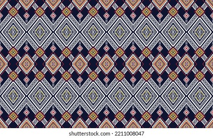 Geometric ethnic oriental pattern traditional Design.