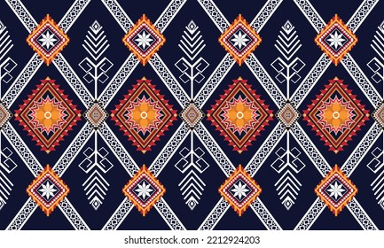 Geometric ethnic oriental pattern traditional Design.