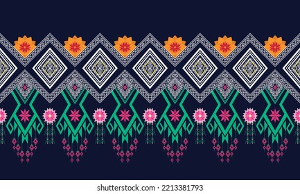 Geometric ethnic oriental pattern traditional Design.