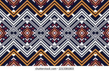 Geometric ethnic oriental pattern traditional Design.