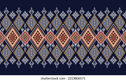 Geometric ethnic oriental pattern traditional Design.