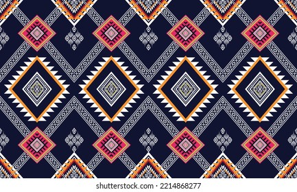 Geometric ethnic oriental pattern traditional Design.