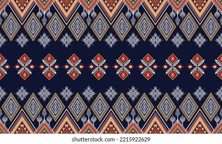 Geometric ethnic oriental pattern traditional Design.