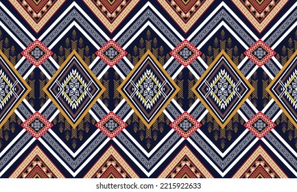 Geometric ethnic oriental pattern traditional Design.