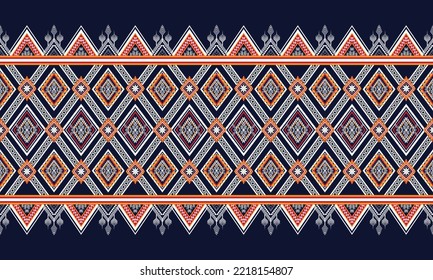 Geometric ethnic oriental pattern traditional Design.