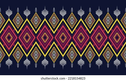 Geometric ethnic oriental pattern traditional Design.