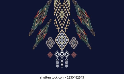 Geometric Ethnic oriental pattern traditional design.