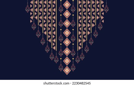 Geometric Ethnic oriental pattern traditional design.