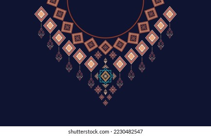 Geometric Ethnic oriental pattern traditional design.