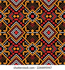 Geometric ethnic oriental pattern traditional design for background, wallpaper, wrapping, fabric, textile fashion wearing, Vector Geometric pattern illustration embroidery style. Geometric background.