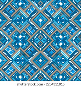 Geometric ethnic oriental pattern traditional design for background, wallpaper, wrapping, fabric, textile fashion wearing, Vector Geometric pattern illustration embroidery style. Geometric background.