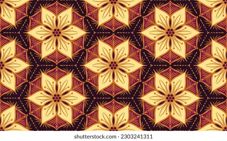 Geometrisches ethnisch orientalisches Muster traditionelles Design für Hintergrund, Teppich, Tapeten, Kleidung, Umhüllung, Batik, Stoff, Vektorgrafik.Stickereistil.