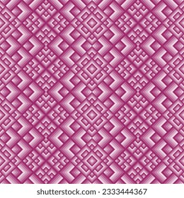 Geometric ethnic oriental pattern traditional Design for background, carpet, wallpaper, clothing, wrapping, Batik, fabric, illustration embroidery style. Purple diamond chevron patterns