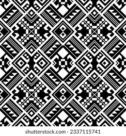 Patrón geométrico étnico oriental diseño tradicional para el fondo, papel pintado, envoltura, tela, ropa textil de moda, Vector Geometric patrón ilustración estilo bordado. Fondo geométrico.