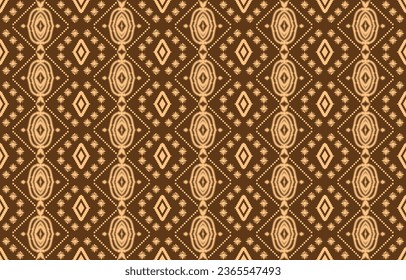 Geometric ethnic oriental pattern traditional Design for background,carpet,wallpaper,clothing,wrapping,Batik,fabric,Vector illustration.embroidery style.