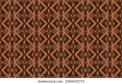 Geometric ethnic oriental pattern traditional Design for background,carpet,wallpaper,clothing,wrapping,Batik,fabric,Vector embroidery style. 