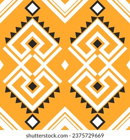 Geometrisches ethnisch orientalisches Muster traditionelles Design für Kleidung, Stoff, Hintergrund, Tapete, Verpackung.
