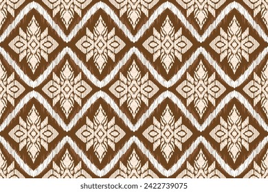 geometric ethnic oriental pattern traditional on background.African Ikat paisley seamless pattern.Aztec style abstract vector illustration design for texture,fabric,clothing,wrapping.