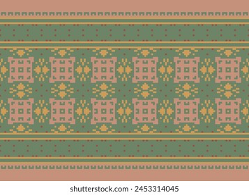 Geometric Ethnic Oriental Pattern Traditional Background,carpet,wallpaper,clothing,wrapping,batik,fabric,vector Illustration.embroidery Style.