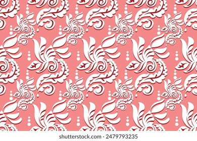 Patrón oriental étnico geométrico tradicional en el fondo.African Ikat paisley patrón sin fisuras.Estilo azteca diseño abstracto de la Ilustración vectorial para la textura, tela, ropa, envoltura.