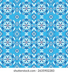 Geometric ethnic oriental pattern traditional design for background, wallpaper, wrapping, fabric, textile fashion wearing, Vector Geometric pattern illustration embroidery style. Geometric background.