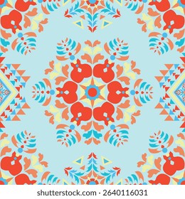 Geometric ethnic oriental pattern traditional design for background, wallpaper, wrapping, fabric, textile fashion wearing, Vector Geometric pattern illustration embroidery style. Geometric background.