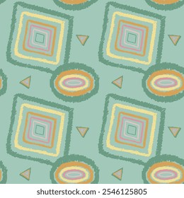 Geometric ethnic oriental pattern vector