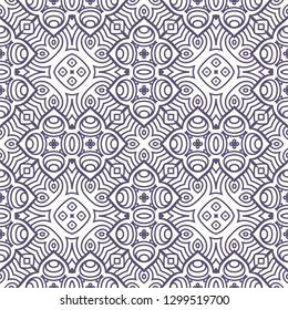 Geometric ethnic oriental seamless pattern traditional Design for background,carpet,wallpaper,clothing,wrapping,Batik,fabric,Vector illustration.embroidery style.