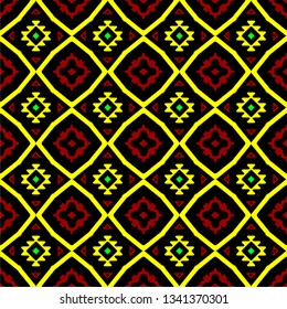 Geometric ethnic oriental seamless pattern traditional Design inspiration for background,carpet,wallpaper,clothing,wrapping,Batik,fabric,Vector illustration.