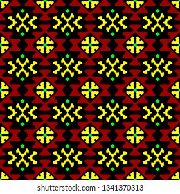 Geometric ethnic oriental seamless pattern traditional Design inspiration for background,carpet,wallpaper,clothing,wrapping,Batik,fabric,Vector illustration.