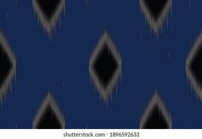 Geometric ethnic oriental seamless pattern traditional Design for background,carpet,wallpaper,clothing,wrapping,Batik,fabric,Vector,illustration,embroidery style.