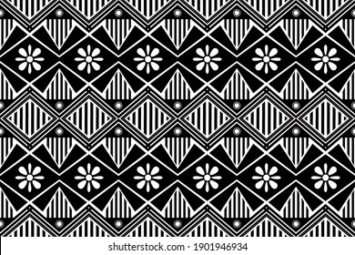 geometrisches, ethnisch-orientalisches Muster, traditionelles Design. Vektorgrafik