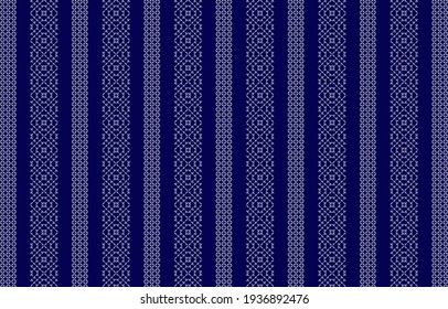 Geometric ethnic oriental seamless pattern traditional Design for background,carpet,wallpaper.clothing,wrapping,Batik fabric,Vector illustration.embroidery style, fabric Morocco.