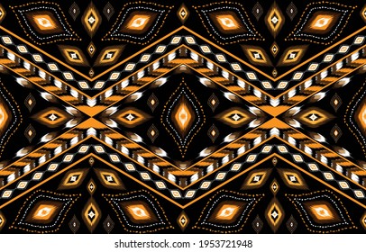 Geometric ethnic oriental seamless pattern traditional 
Design for background,carpet,wallpaper,clothing,wrapping,Batik,
fabric,Vector illustration.embroidery style.
Geometric ethnic ikat pattern 