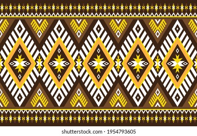 Patrón geométrico étnico oriental sin soldadura tradicional 
Diseño para fondo, alfombra, papel pintado, ropa, envoltura, Batik,
ilustración de tejido,Vector