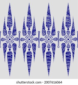 Geometric ethnic oriental seamless pattern traditional Design for background,carpet,wallpaper,clothing,wrapping,Batik,fabric,Vector,illustration.